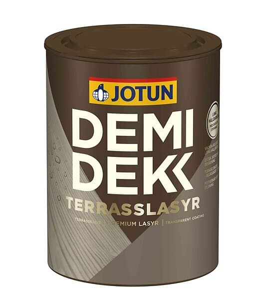 Jotun Demidekk Terrasslasyr, Sotad Svart 9805, 0,75l