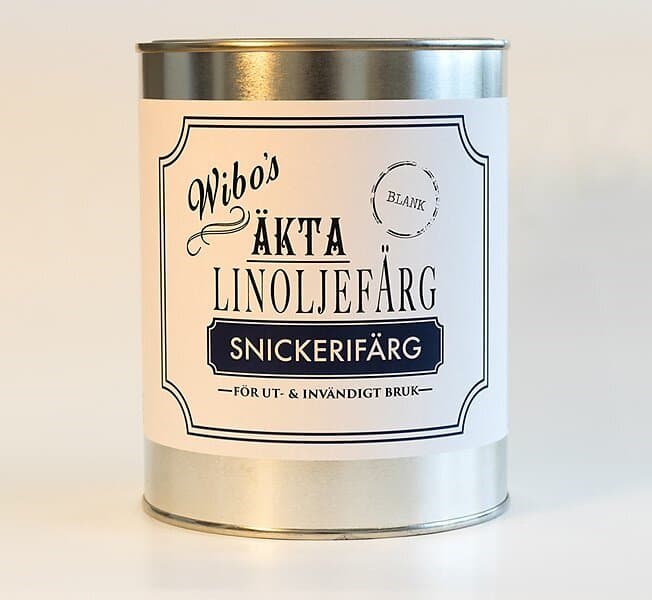 Wibo Färg Linoljefärg Snickerifärg Utomhus & Inomhus, Vit, 5l