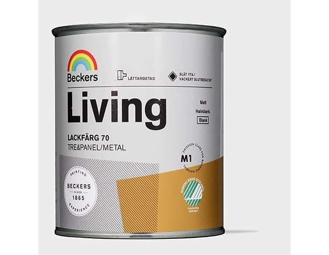 Beckers Living Lackfärg Blank, Antikvit, 0,75l