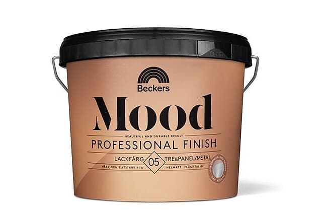 Beckers Mood Pro Finish Lackfärg 05 Helmatt, Valfri Kulör, 3l