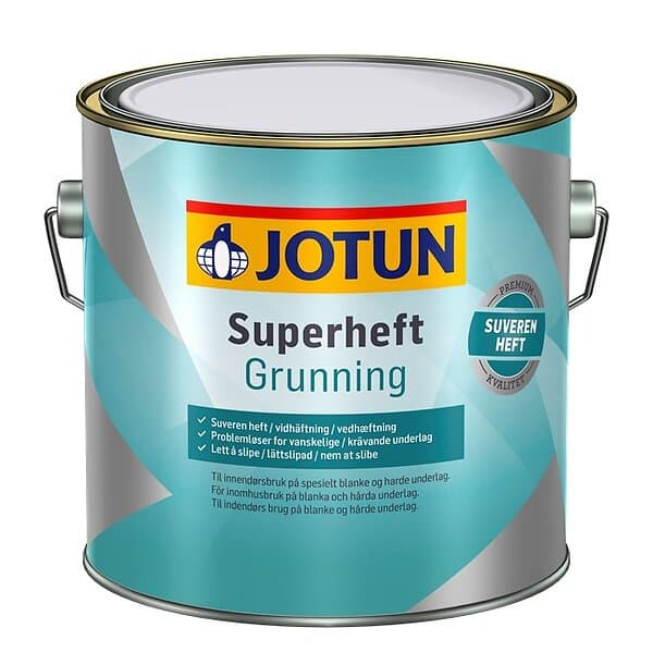 Jotun Superhäft Grundning, Vit, 0,75l