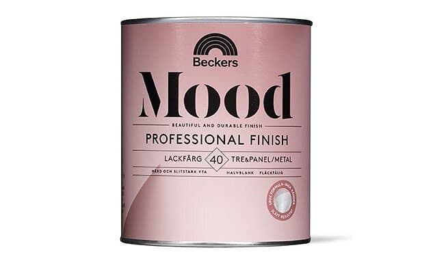 Beckers Mood Pro Finish Lackfärg 40 Halvblank, 200 Vit, 0,75l