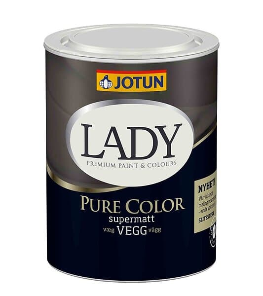 Jotun Lady Pure Color, Vit, 0,75l