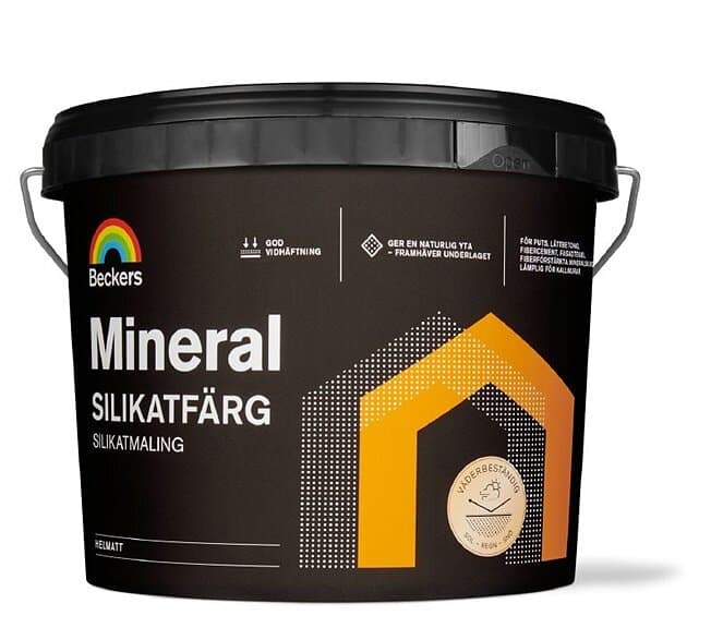 Beckers Mineral Silikatfärg, Valfri Kulör, 3l