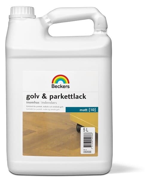 Beckers Golv & Parkettlack Matt, 5l