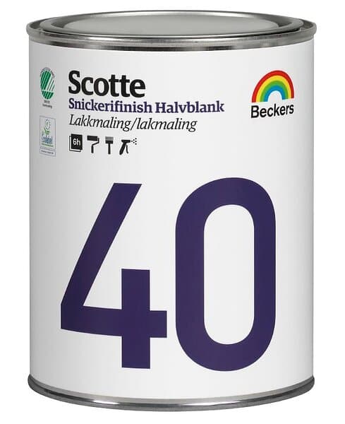 Beckers Scotte 40 Snickerifinish, 519 Gråton, 1l