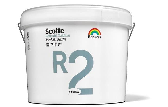 Beckers Scotte R2 Takfärg, Valfri ljus kulör, 4l