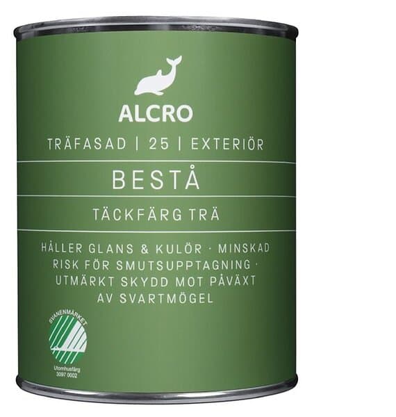 Alcro Bestå Täckfärg, Tonad vit, 1l