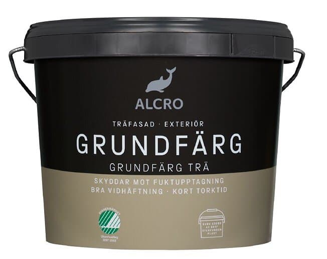 Alcro Grundfärg Utomhus, Röd, 3l