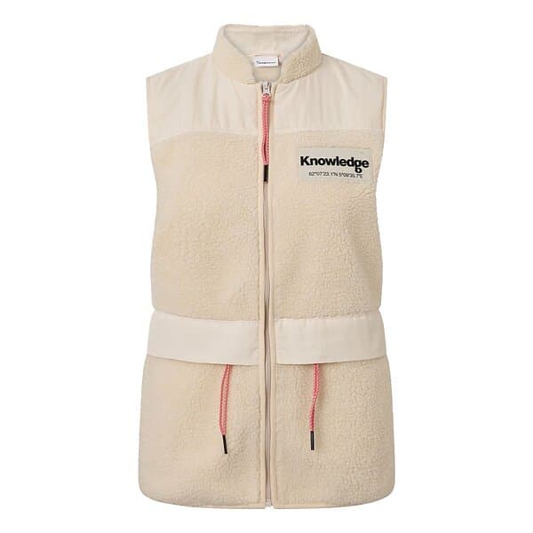Knowledge Cotton Teddy Colorblock Vest Dam