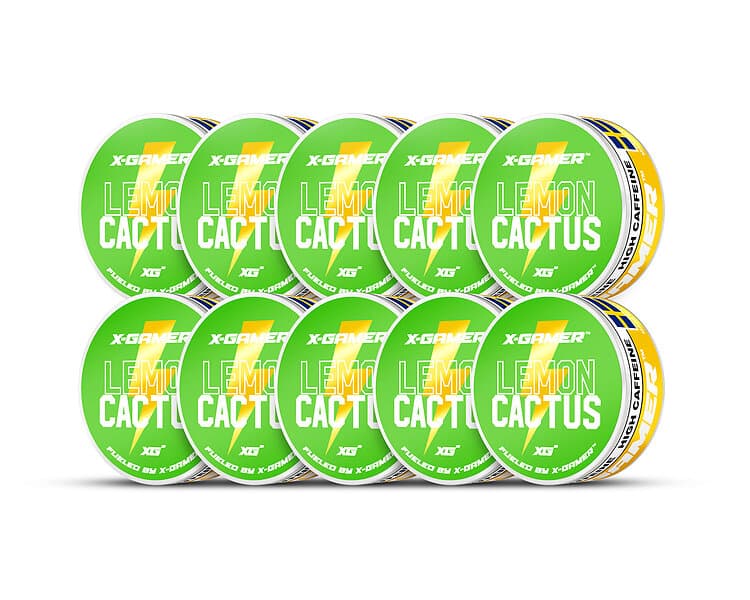 X-Gamer Energy Pouch Lemon Cactus 10-pack