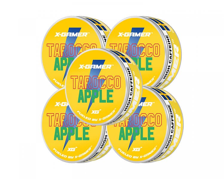 X-Gamer Energy Pouch Tarocco Apple 5-pack
