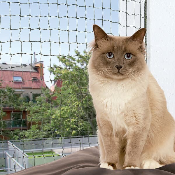 Trixie ståltrådsförstärkta kattnät 8 x 3 m