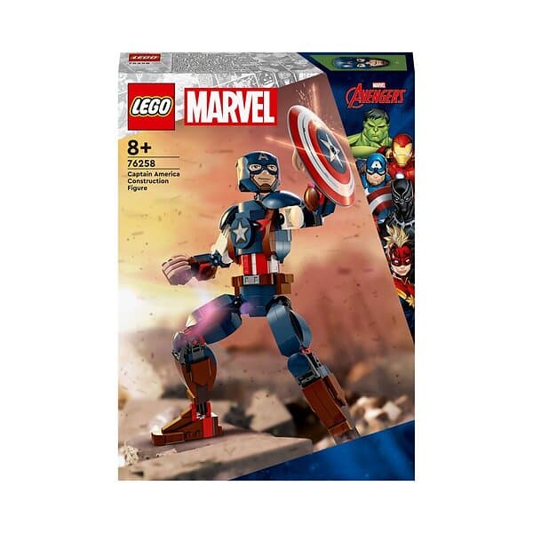 LEGO Marvel 76258 Captain America Byggfigur