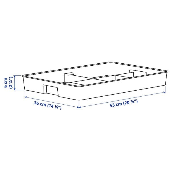 IKEA KUGGIS Insats med 8 fack Längd: 53 cm