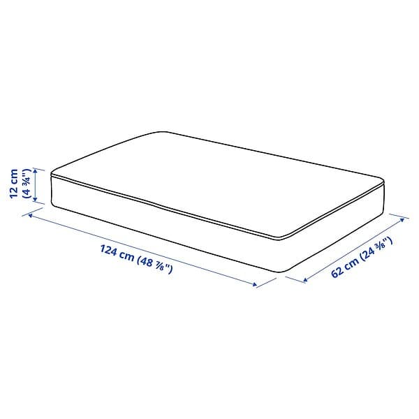 IKEA FRÖSÖN/DUVHOLMEN Sittdyna utomhus 124x62 cm