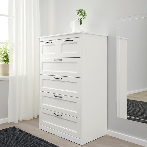 IKEA SONGESAND Byrå med 6 lådor 82x126 cm