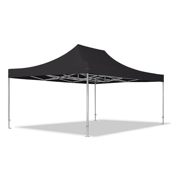 TOOLPORT Professional 4x6 m snabbtält, aluminium, brandsäker