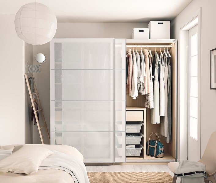 IKEA SVARTISDAL Skjutdörrpar 200x201 cm
