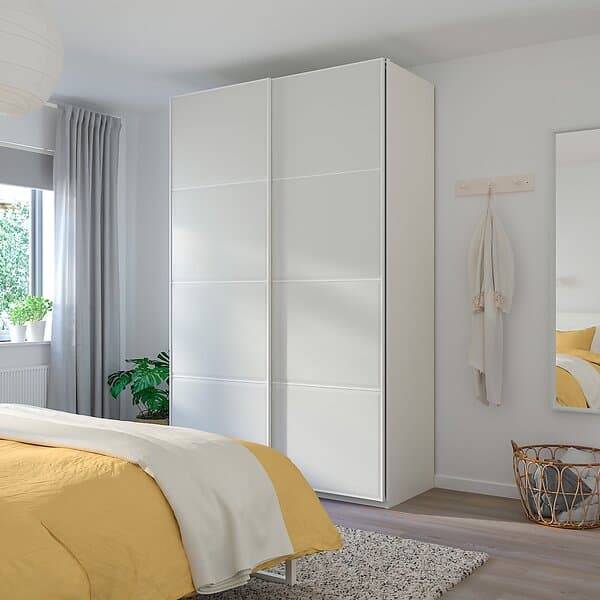 IKEA TJÖRHOM 4 paneler till ram för skjutdörr 75x236 cm