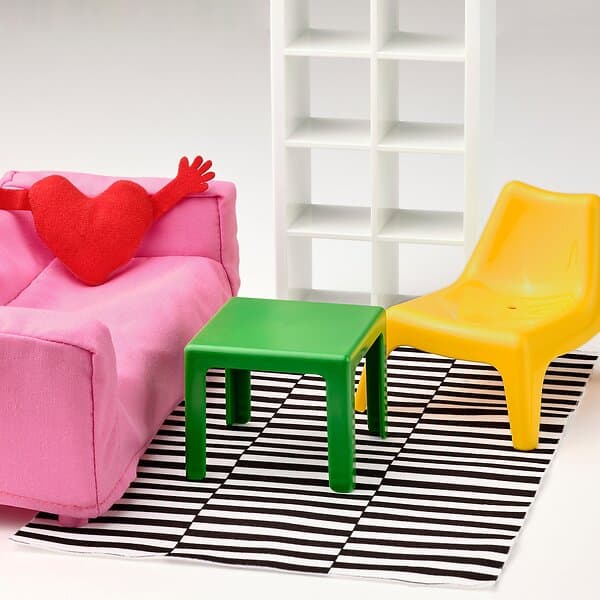 IKEA HUSET Dockmöbler, vardagsrum