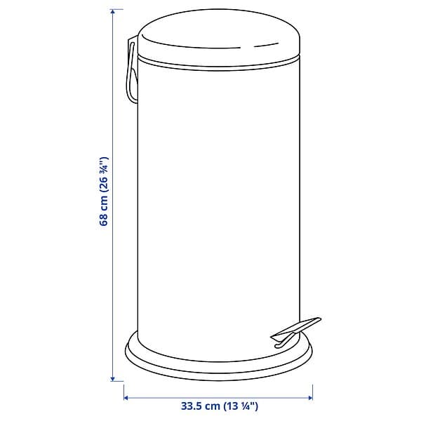 IKEA MJÖSA Pedalhink 30l