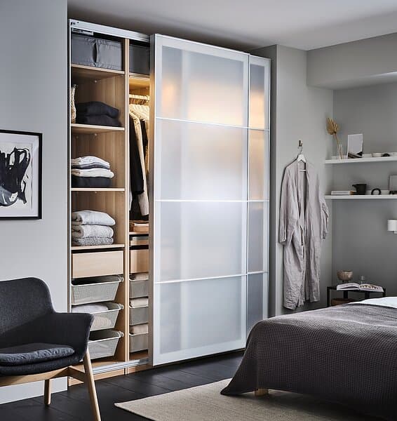 IKEA PAX 2 garderobsstommar 200x35x201 cm