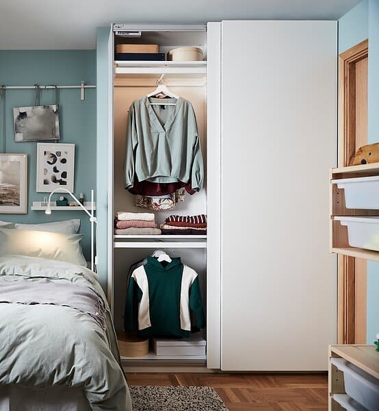 IKEA PAX 2 garderobsstommar 150x35x236 cm