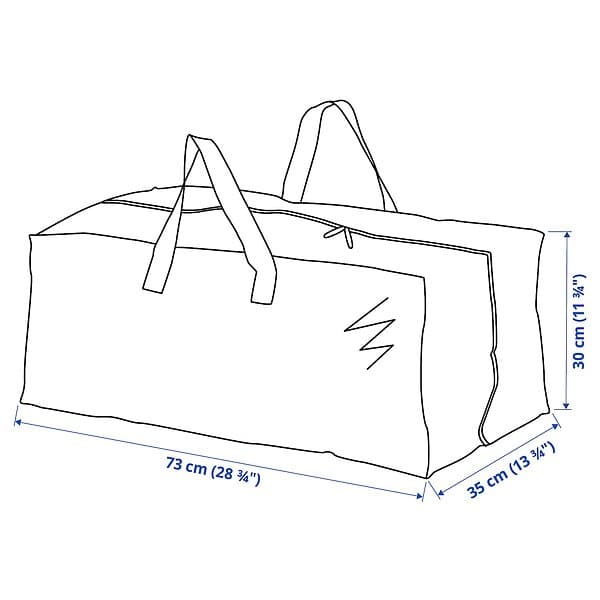 IKEA FRAKTA Trunk för kärra 73x35x30 cm 76l