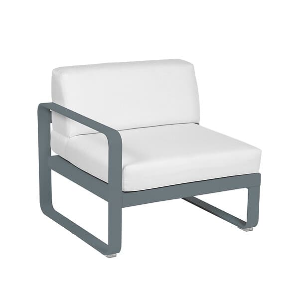 Fermob Bellevie Left modulsoffa off-white dyna 1-sits