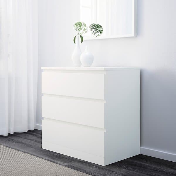 IKEA MALM Sovrumsmöbler, set om 3