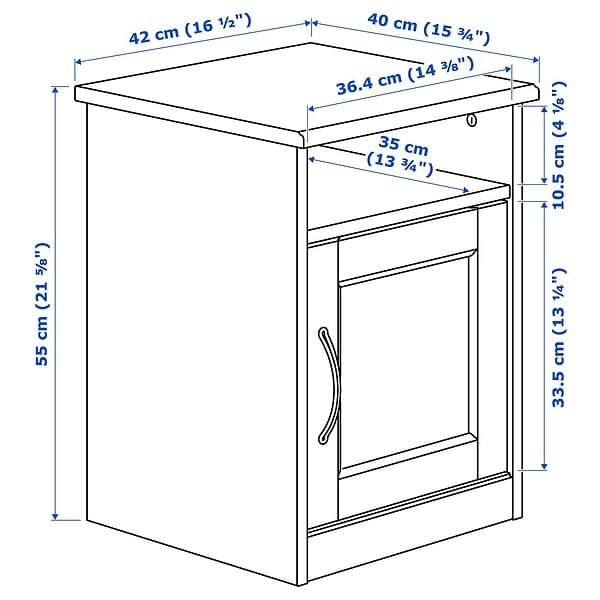 IKEA SONGESAND Sovrumsmöbler, set om 5 160x200 cm