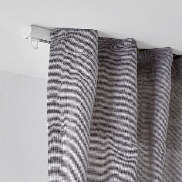 IKEA FRAMFUSIG Gardinskena med glid, 1 spår 100-180 cm