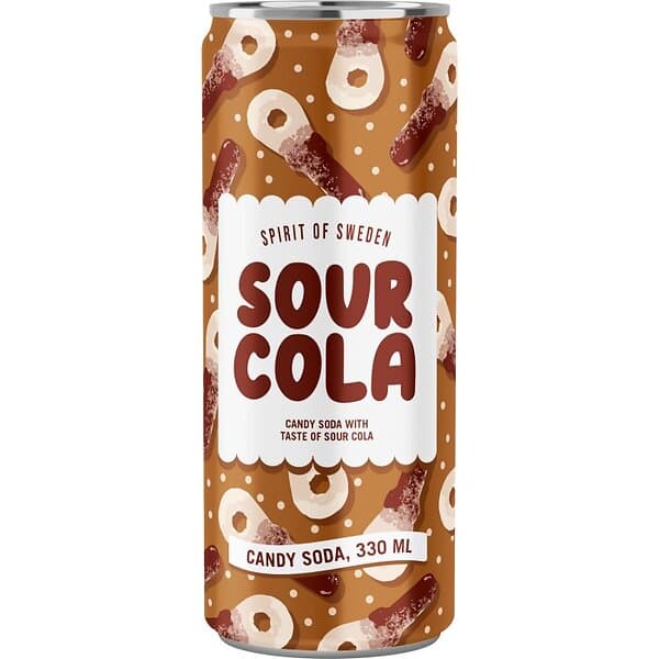 Spirit of Sweden Sour Cola Läsk 33cl
