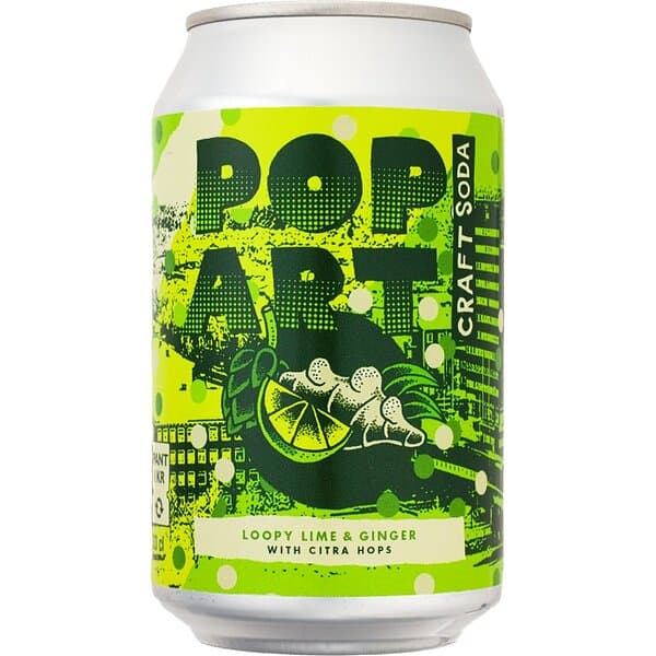 Hammars Bryggeri Pop Art Loopy Lime & Ginger 33cl