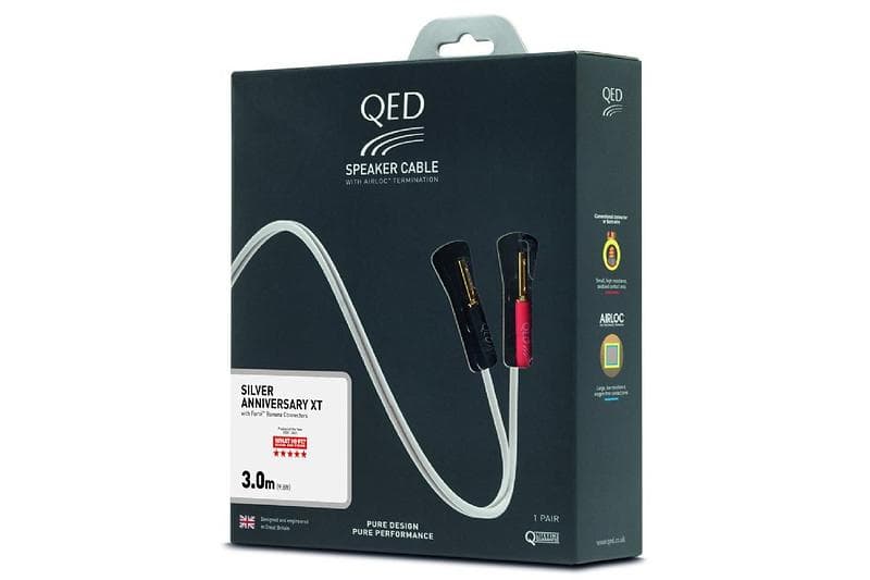 QED Reference Silver Anniversary XT 2Banana - 2Banana (par) 3m