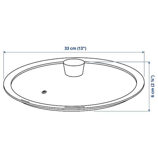 IKEA KLOCKREN Lock till stekpanna 33 cm