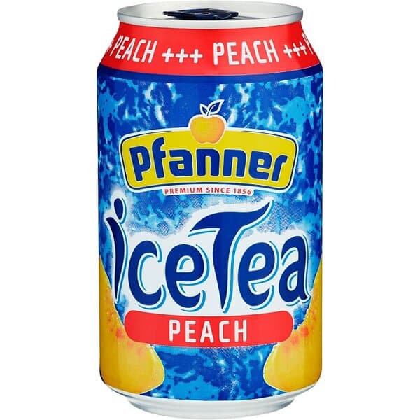 Peach Pfanner Icetea Iste Burk 33cl