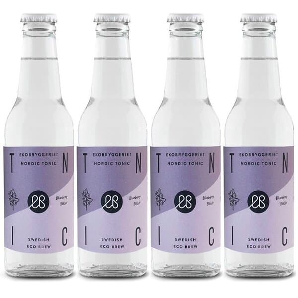 Ekobryggeriet Nordic Tonic Blåbär 4x20cl