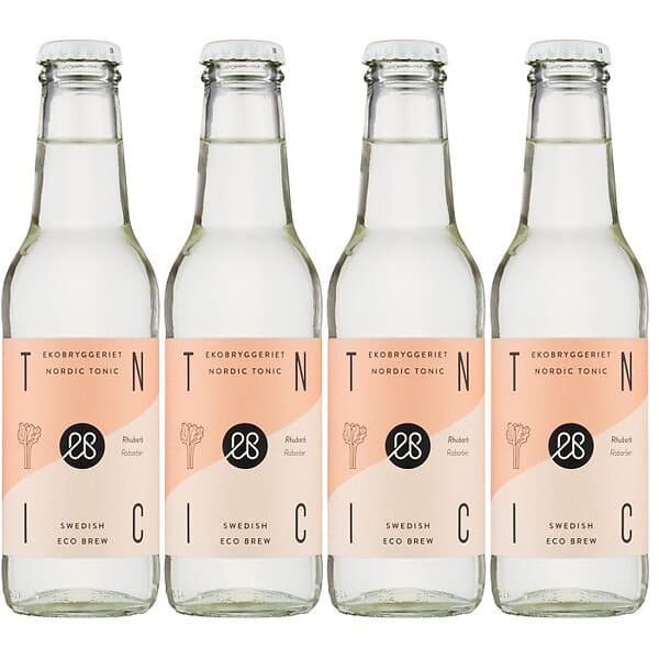 Ekobryggeriet Nordic Tonic Rhubarb 4x20cl