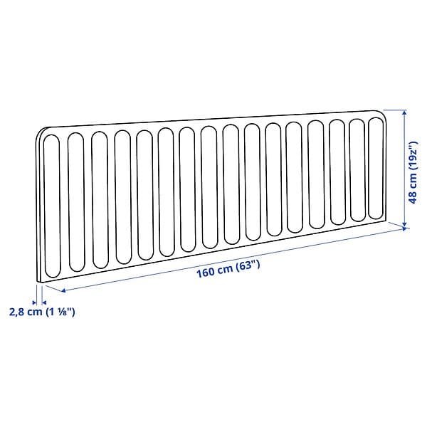 IKEA EILIF Avskärmning för skrivbord 160x48 cm