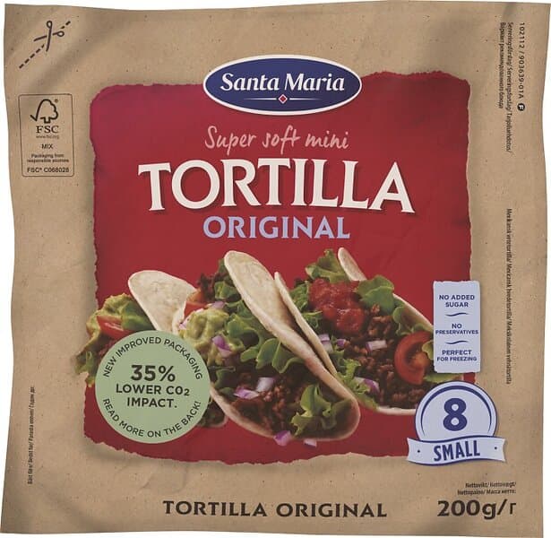 Santa Maria Original Mini Tortilla 200g