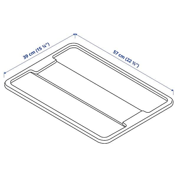 IKEA SAMLA Lock för låda 45/65l Längd: 57 cm