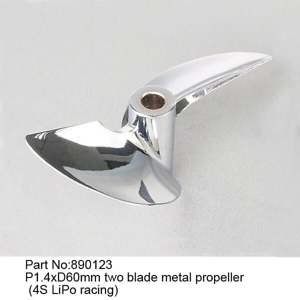 Joysway JW890123 Tvåbladsmetallpropeller (4S LiPo)