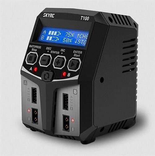 SkyRc T100 AC-datorladdare 2x50W