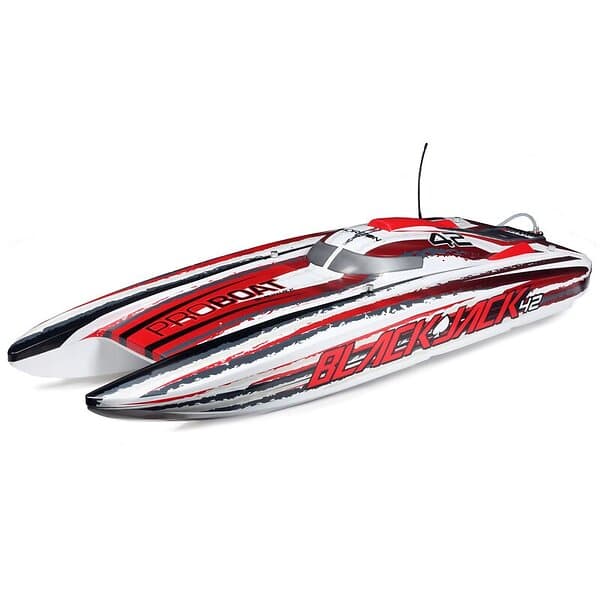 HORIZON Pro Boat Blackjack 42 borstlös RTR vit / röd