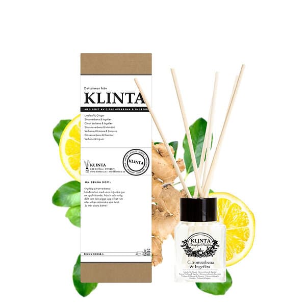 Klinta Doftpinnar Citronverbena & Ingefära 50ml