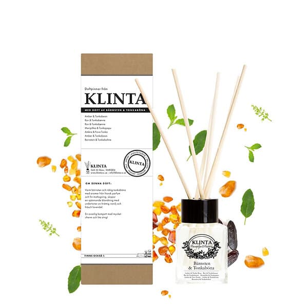 Klinta Doftpinnar Bärnsten & Tonkaböna 50ml