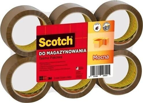 3M S5066F6B, 66 m, Brun, Kartong, papper, 50 mm, 0,05 mm, 6 styck