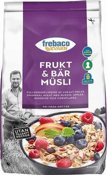 Frebaco Müsli Frukt & Bär 700g